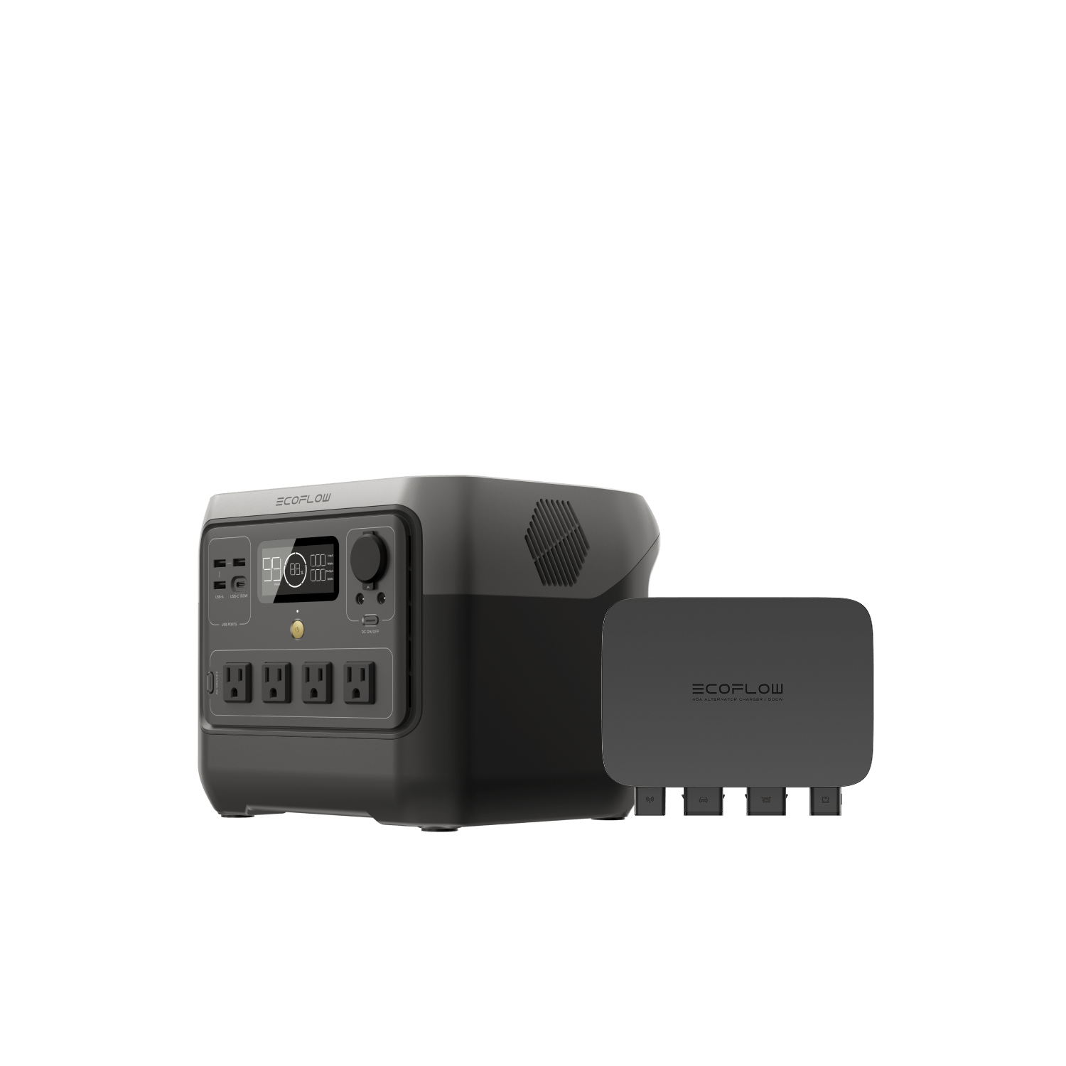 Load image into Gallery viewer, EcoFlow Alternator Charger RIVER 2 Pro + 500W Alternator Charger EcoFlow 500W Alternator Charger