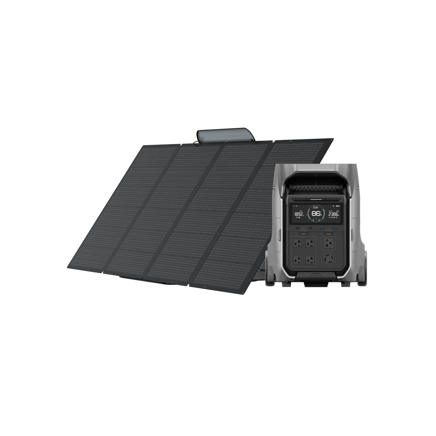 Load image into Gallery viewer, EcoFlow DP3 (Members-only) DELTA Pro 3 + 400W Portable Solar Panel EcoFlow DELTA Pro 3 Portable Power Station (UL9540 Certificated)