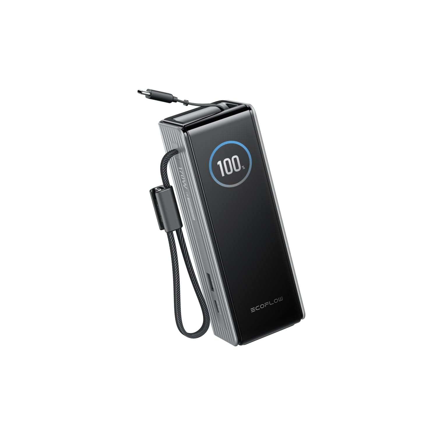 Load image into Gallery viewer, EcoFlow Rapid25k-with EcoFlow RAPID Power Bank (25,000mAh, 170W, 100W Built-In and Retractable