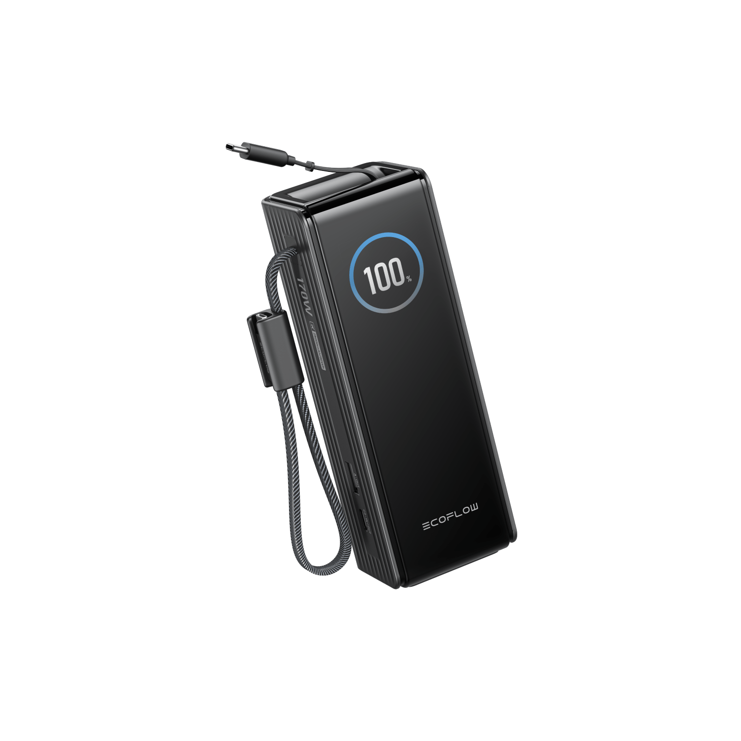 Load image into Gallery viewer, EcoFlow Rapid25k-with EcoFlow RAPID Power Bank (25,000mAh, 170W, 100W Built-In and Retractable