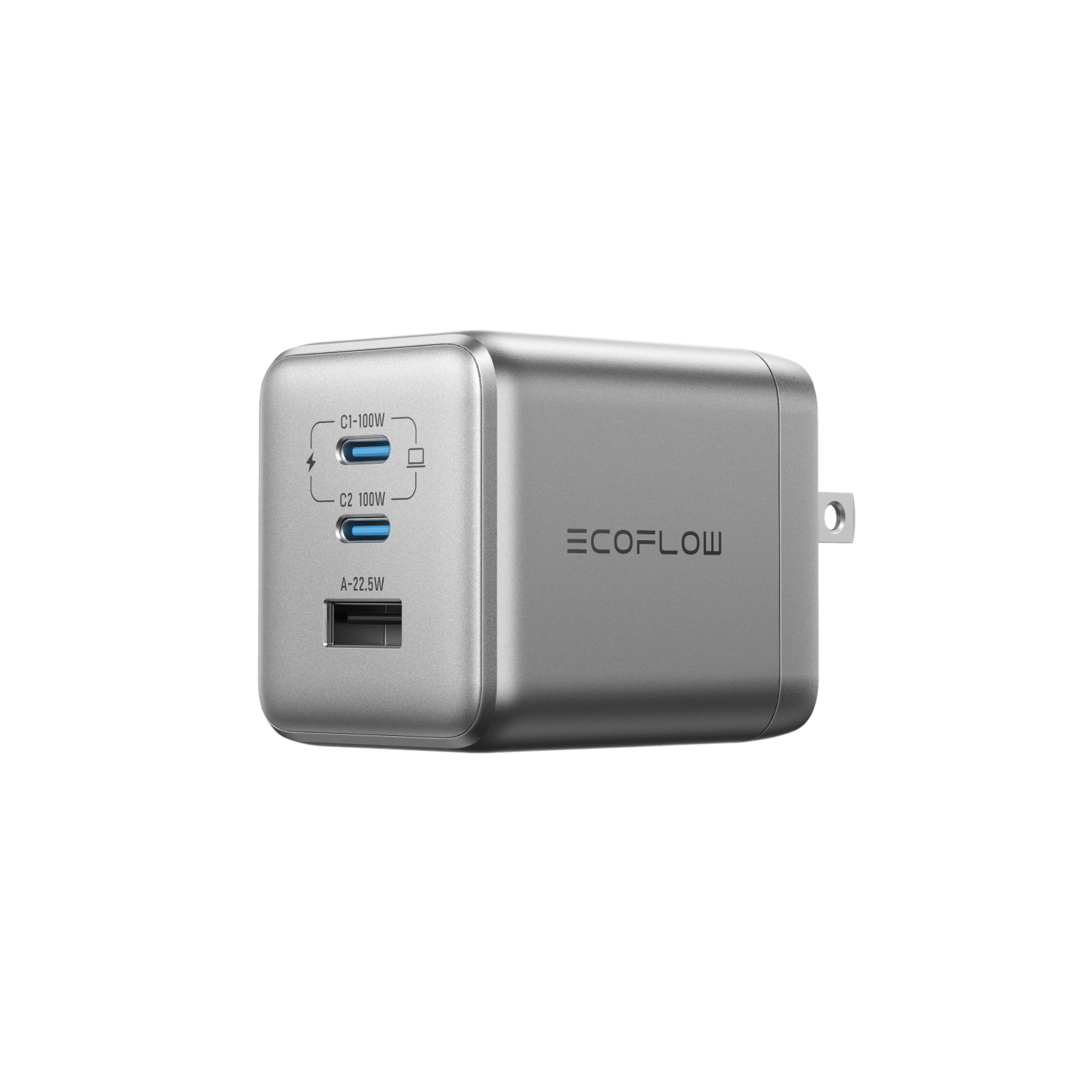 Load image into Gallery viewer, EcoFlow Rapid Pro Charger 100W RAPID Pro Charger (100W, 3 Ports, GaN) EcoFlow RAPID Pro Charger (100W, 3 Ports, GaN)