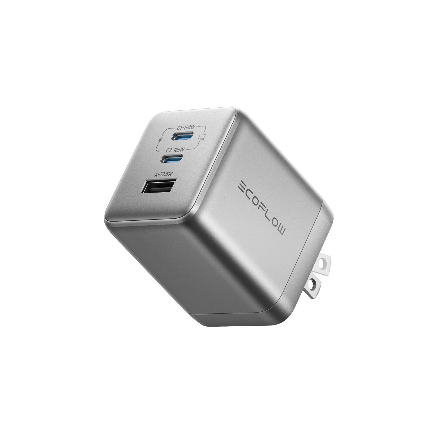 Load image into Gallery viewer, EcoFlow Rapid Pro Charger 100W RAPID Pro Charger (100W, 3 Ports, GaN) EcoFlow RAPID Pro Charger (100W, 3 Ports, GaN)