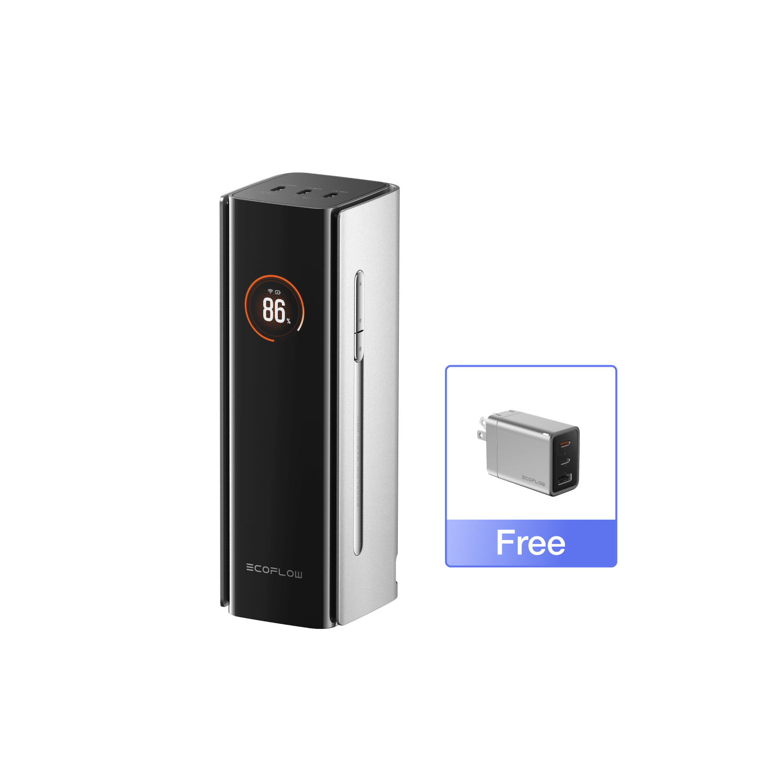 Load image into Gallery viewer, EcoFlow Rapid Pro 27k RAPID Pro Power Bank (27,650mAh, 300W, 140W Built-in Cable) EcoFlow RAPID Pro Power Bank (27,650mAh, 300W, 140W Built-in Cable)