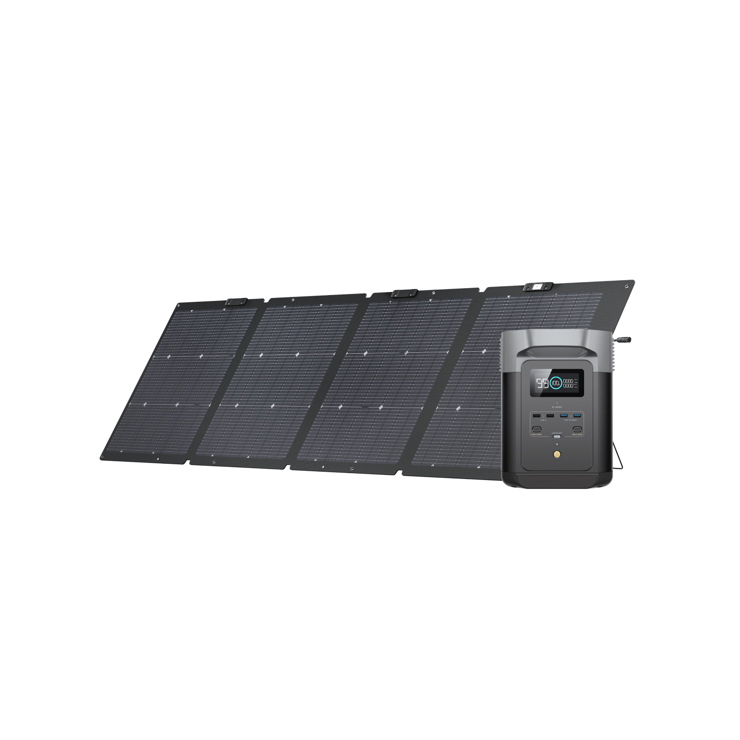 Load image into Gallery viewer, EcoFlow US Standalone DELTA 2 + 220W Solar Panel EcoFlow DELTA 2 Portable Power Station