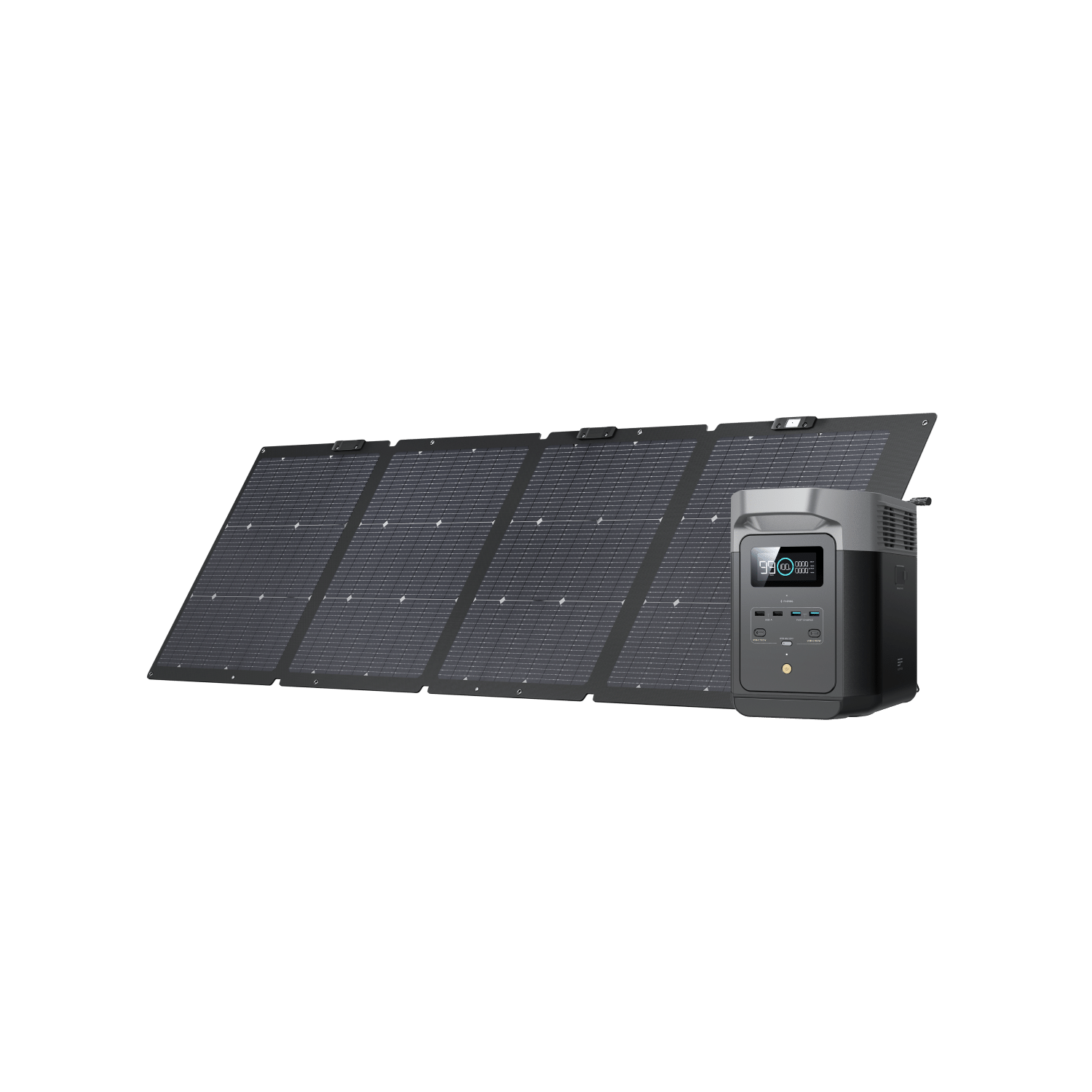 Load image into Gallery viewer, EcoFlow US Bundle (Members-only) DELTA 2 + 220W Portable Solar Panel EcoFlow DELTA 2 Solar Generator (PV220W)