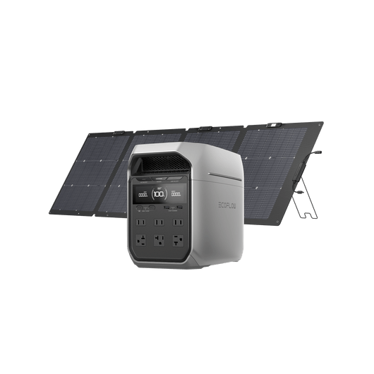 EcoFlow US Standalone DELTA 3 Plus + 220W Portable Solar Panel EcoFlow DELTA 3 Plus Portable Power Station