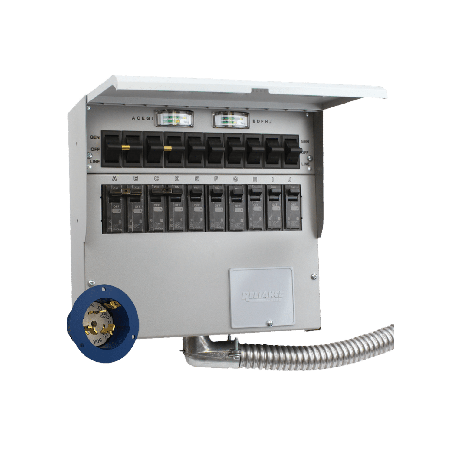 Load image into Gallery viewer, EcoFlow US Transfer Switch A510A - 125/250V with 50A (For DELTA Pro Ultra*2) EcoFlow Home Backup Kit: Transfer Switch