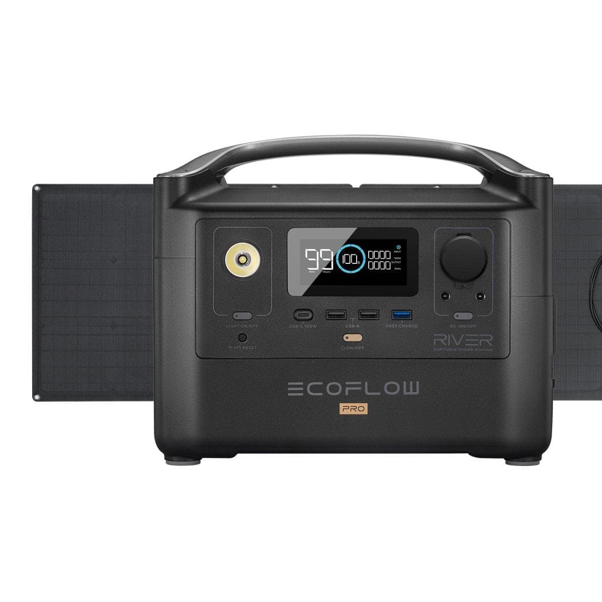 Load image into Gallery viewer, EcoFlow US Bundle 1*160W + RIVER Pro EcoFlow RIVER Pro + 160W Portable Solar Panel (Slickdeals)