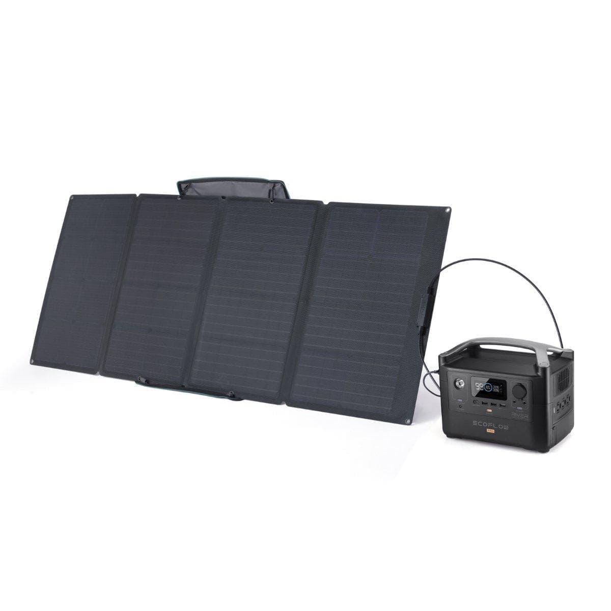 Load image into Gallery viewer, EcoFlow US Bundle 1*160W + RIVER Pro EcoFlow RIVER Pro + 160W Portable Solar Panel (Slickdeals)