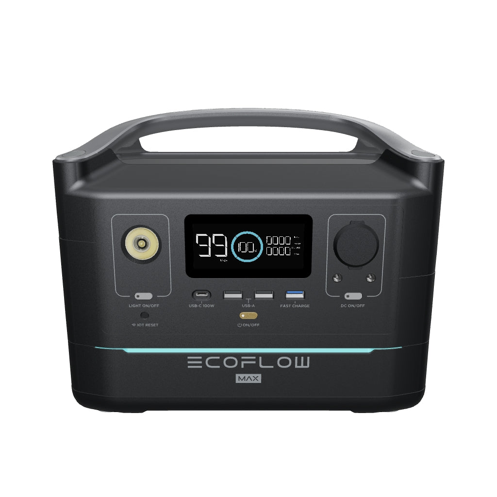 Load 3D model into Gallery viewer, EcoFlow RIVER Max Portable Power Station