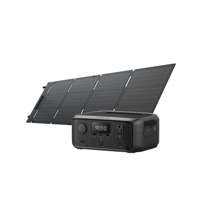 EcoFlow RIVER 3 + 60W Solar Panel