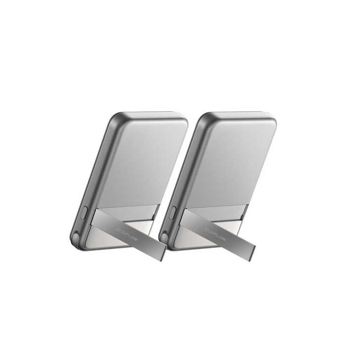 EcoFlow Members' only 5000 mAh / Silver / No charger EcoFlow 2 x RAPID Magnetic Power Bank (5000mAh) - Members' Only