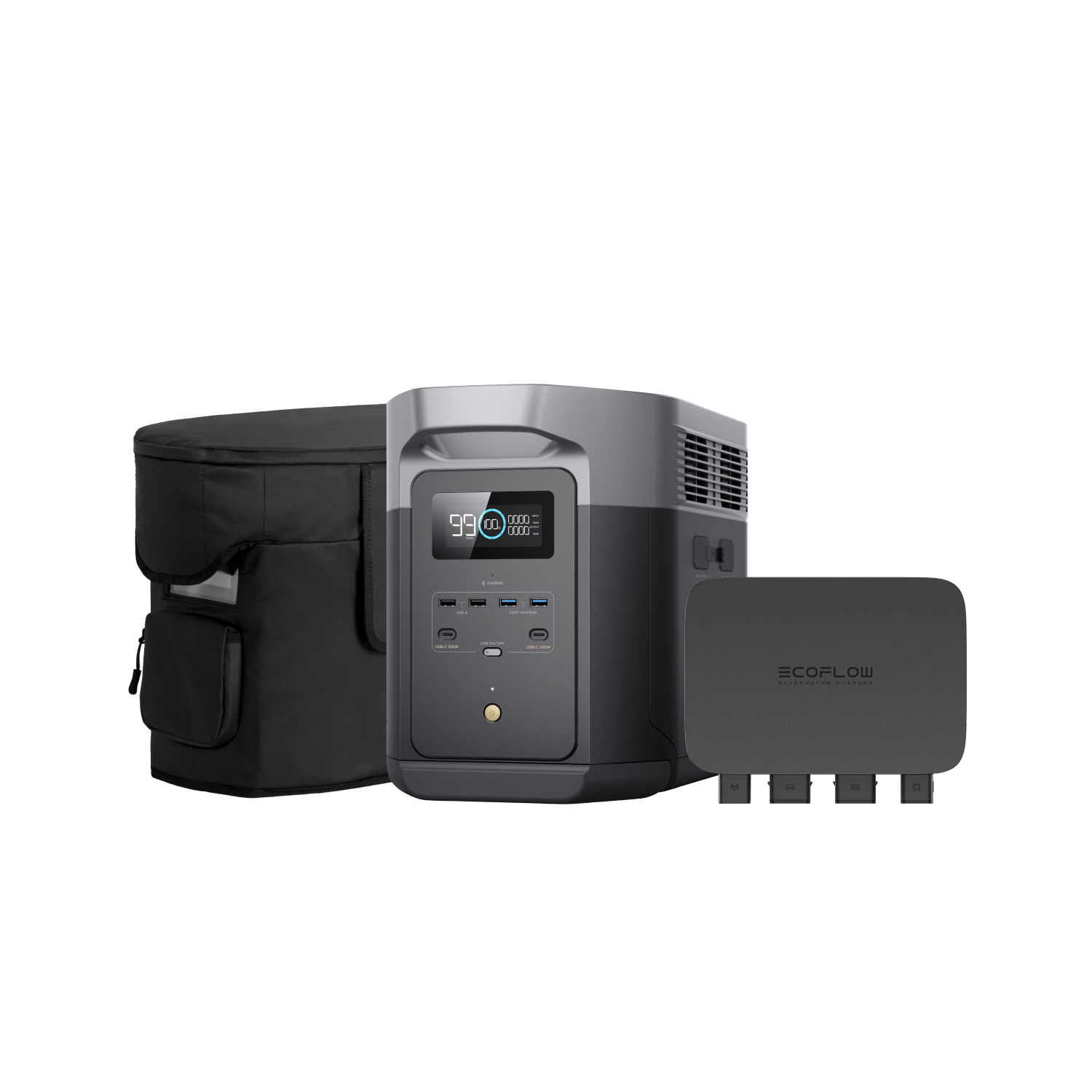 Load image into Gallery viewer, EcoFlow Alternator Charger DELTA 2 Max + 800W Alternator Charger + Free Bag EcoFlow 800W Alternator Charger
