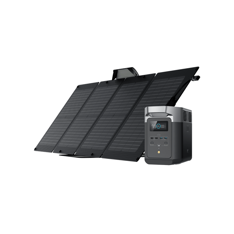 Load image into Gallery viewer, EcoFlow EcoFlow DELTA 2 + 2*110W Solar Panel EcoFlow DELTA 2 + 2*110W Portable Solar Panel  - Flash Sale
