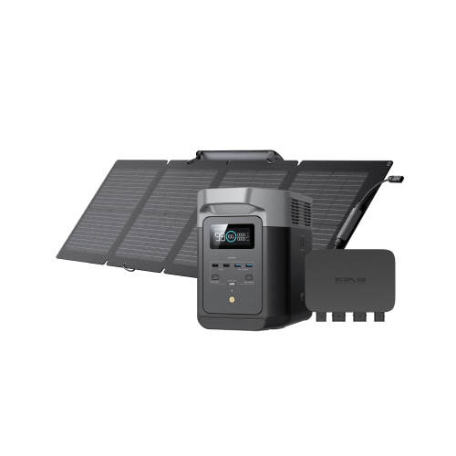 Load image into Gallery viewer, EcoFlow Alternator Charger EcoFlow DELTA 2 + 800W Alternator Charger + 110W Solar Panel EcoFlow DELTA 2 + 800W Alternator Charger + 110W Solar Panel
