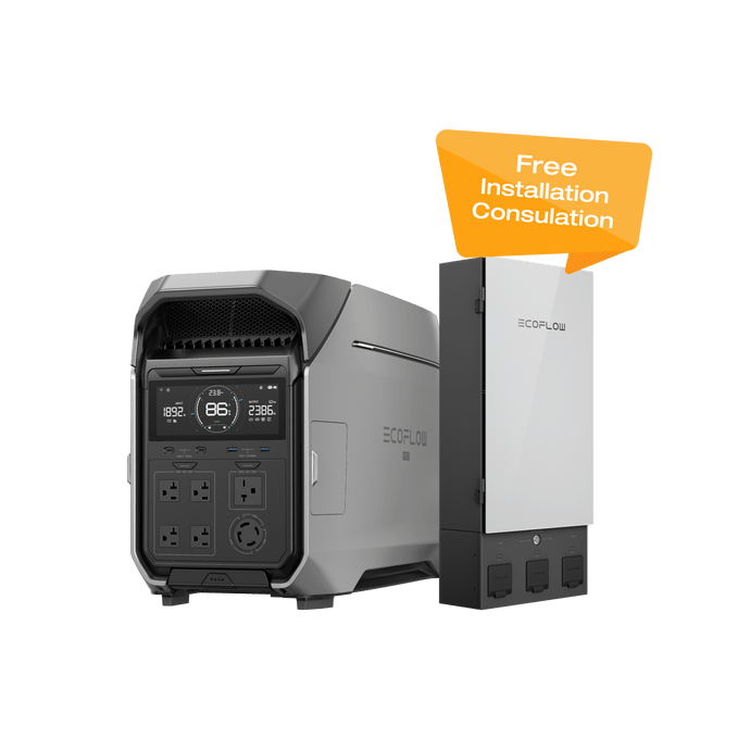 EcoFlow DP3 DELTA Pro 3 + Smart Home Panel 2 + Free Installation Consultation EcoFlow DELTA Pro 3 Portable Power Station