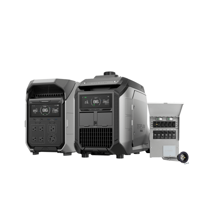 EcoFlow DP3 DELTA Pro 3 + Smart Generator 4000 + Transfer Switch EcoFlow DELTA Pro 3 + Smart Generator 4000 + Transfer Switch