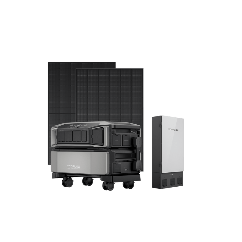 Load image into Gallery viewer, EcoFlow EcoFlow DELTA Pro Ultra + 2 × 400W Rigid Solar Panels + Smart Home Panel 2 EcoFlow DELTA Pro Ultra Intelligent Kit
