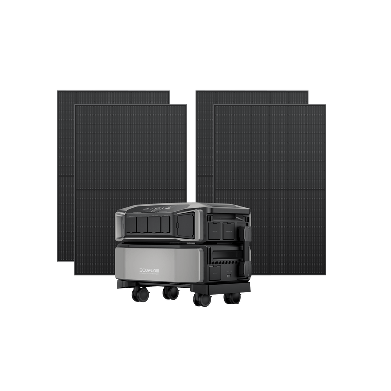 Load image into Gallery viewer, EcoFlow DELTA Pro Ultra + 2 x 400W Rigid Solar Panel x 2 EcoFlow DELTA Pro Ultra Solar Generator
