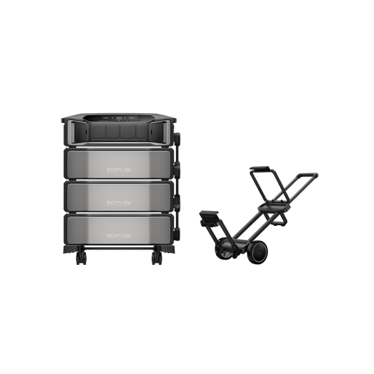 EcoFlow EcoFlow DELTA Pro Ultra + 2*DELTA Pro Ultra Battery + Trolley  (1 × Inverter + 3 × Battery) EcoFlow DELTA Pro Ultra Whole-Home Backup Power