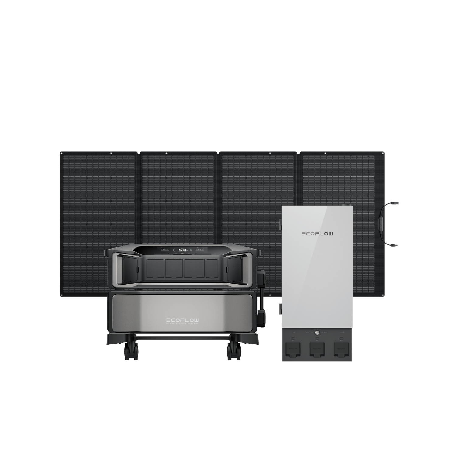 Load image into Gallery viewer, EcoFlow DPU-BUNDLE (Members-only) EcoFlow DELTA Pro Ultra + Smart Home Panel 2 + 400W Portable Solar Panel EcoFlow DELTA Pro Ultra Whole-Home Backup Power (UL 9540 Certificated)
