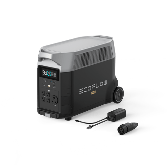 EcoFlow UK EV Backup Charging Solution: DELTA Pro + Grounding Adapter + EV X-Stream Adapter Portable RV & EV Power with DELTA Pro: DELTA Pro + Grounding Adapter