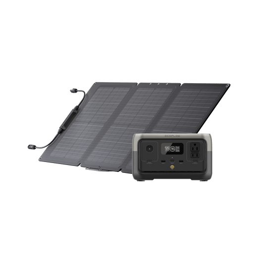 EcoFlow US Solar Panels RIVER 2 +60W EcoFlow 60W Portable Solar Panel