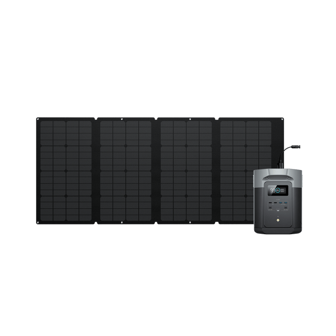 EcoFlow US EcoFlow DELTA 2 Max + 160W Portable Solar Panel