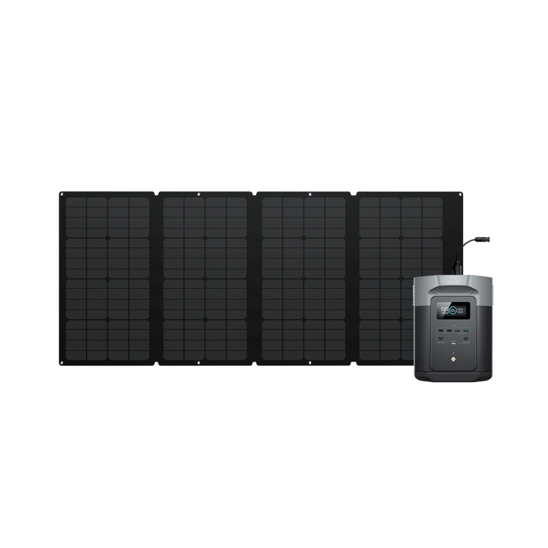 Load image into Gallery viewer, EcoFlow US EcoFlow DELTA 2 Max + 160W Portable Solar Panel
