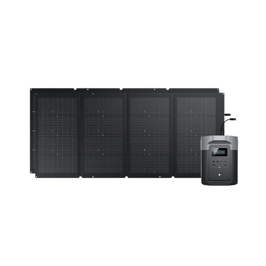 EcoFlow US 2*220W + DELTA 2 Max EcoFlow DELTA 2 Max + 220W Portable Solar Panel