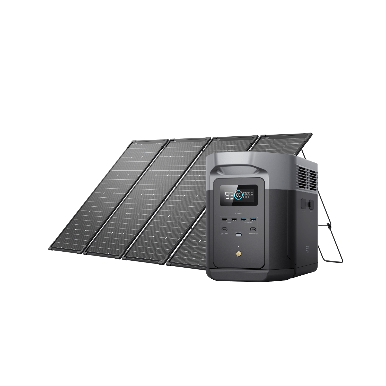 Load image into Gallery viewer, EcoFlow US D2M DELTA 2 Max + 500W Solar Kit EcoFlow DELTA 2 Max Portable Power Station
