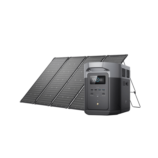 EcoFlow US D2M DELTA 2 Max + 500W Solar Kit EcoFlow DELTA 2 Max Portable Power Station