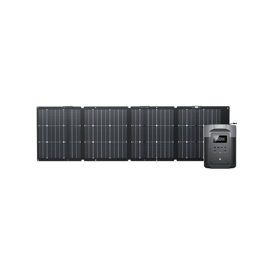 EcoFlow US 1*220W + DELTA 2 Max EcoFlow DELTA 2 Max Solar Generator (PV220W)