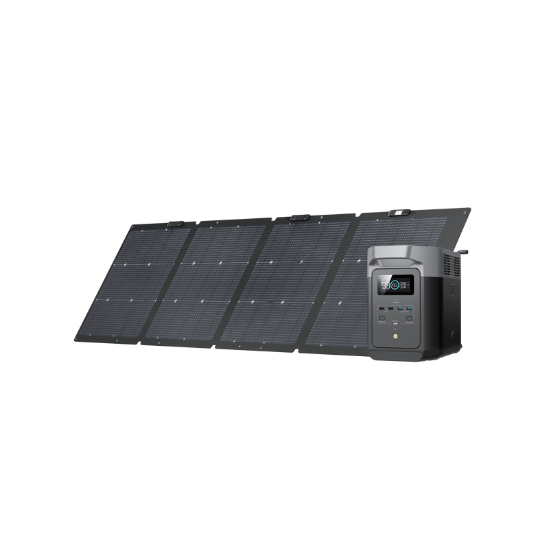 Load image into Gallery viewer, EcoFlow US Bundle DELTA 2 Portable Power Station + 220W Solar Panel EcoFlow DELTA 2 Portable Power Station + 220W Solar Panel
