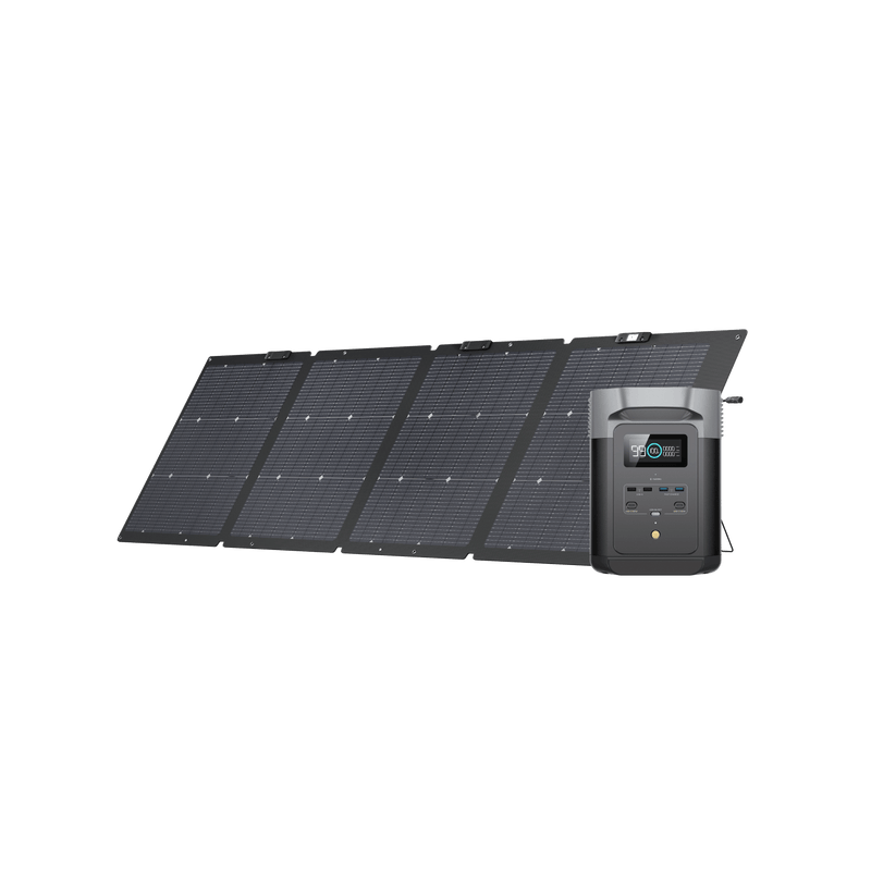 Load image into Gallery viewer, EcoFlow US Standalone DELTA 2 + 220W Solar Panel EcoFlow DELTA 2 Portable Power Station
