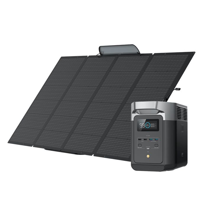 EcoFlow US Standalone DELTA 2 + 400W Solar Panel EcoFlow DELTA 2 Portable Power Station
