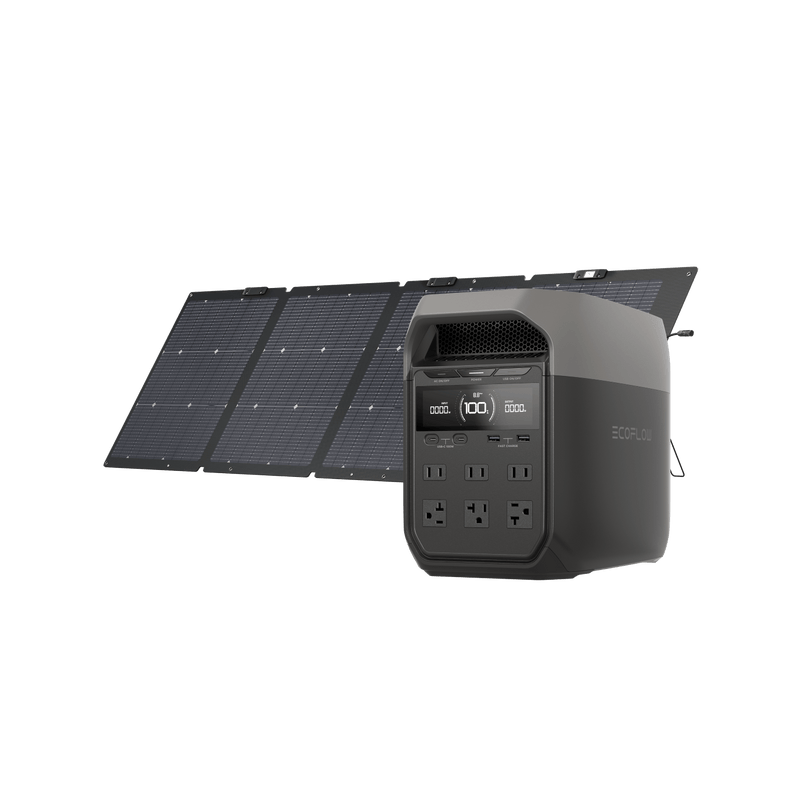 Load image into Gallery viewer, EcoFlow US Standalone DELTA 3 1500 + 160W Portable Solar Panel EcoFlow DELTA 3 1500 Solar Generator
