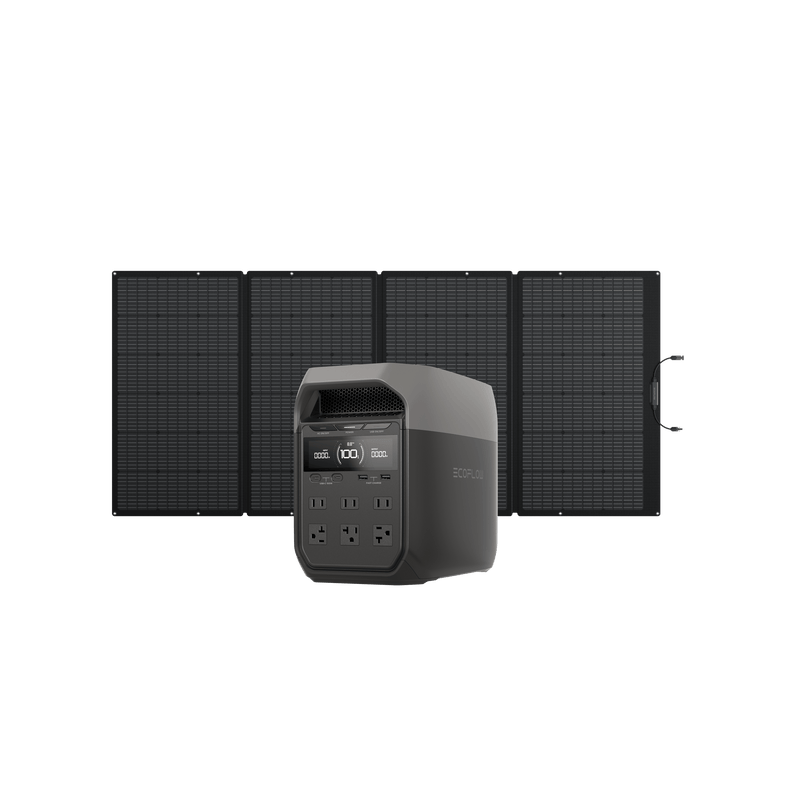 Load image into Gallery viewer, EcoFlow US Standalone DELTA 3 + 400W Portable Solar Pannel EcoFlow DELTA 3 Portable Power Station
