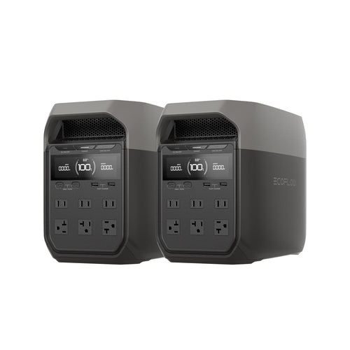 EcoFlow US Standalone (Members-only) 2 x DELTA 3 EcoFlow DELTA 3 Solar Kit