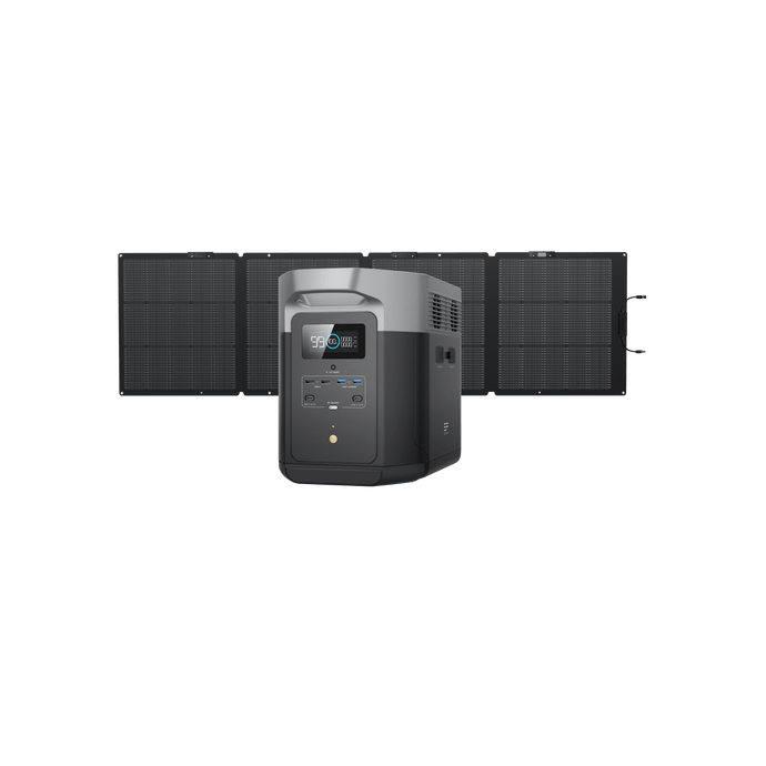 EcoFlow US Bundle DELTA Max (2000) / 1*220W EcoFlow DELTA Max Solar Generator (PV220W)