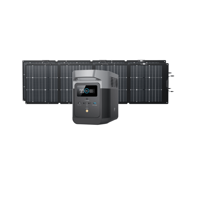 Load image into Gallery viewer, EcoFlow US Bundle 2*160W + DELTA mini EcoFlow DELTA mini Solar Generator (PV160W)
