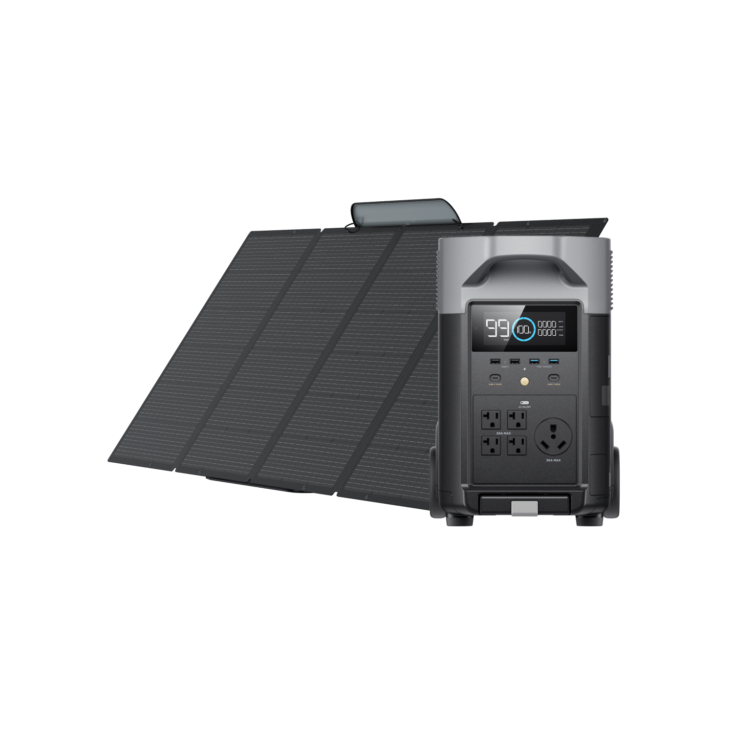 RIVER 2 110W Portable Solar Panel Lightweight | EcoFlow US