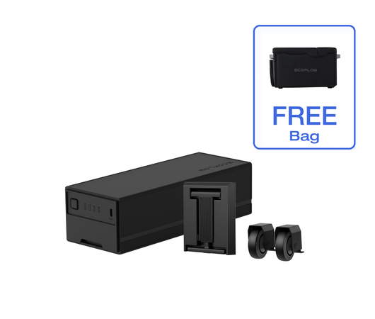 EcoFlow US GLACIER Plug-in Battery + Wheels and Lever + FREE Bag EcoFlow GLACIER Plug-in Battery