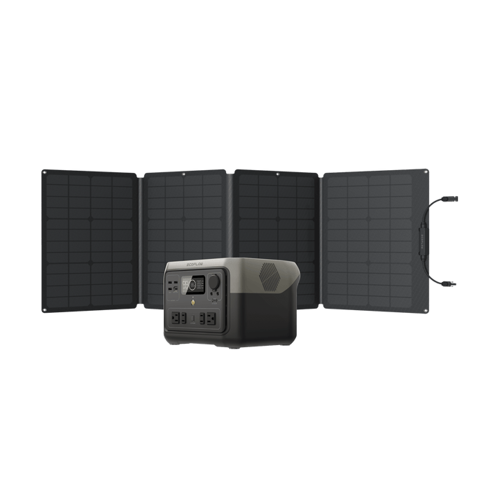 EcoFlow US RIVER 2 Max + 110W EcoFlow RIVER 2 Max + 110W Solar Panel - Flash Sale