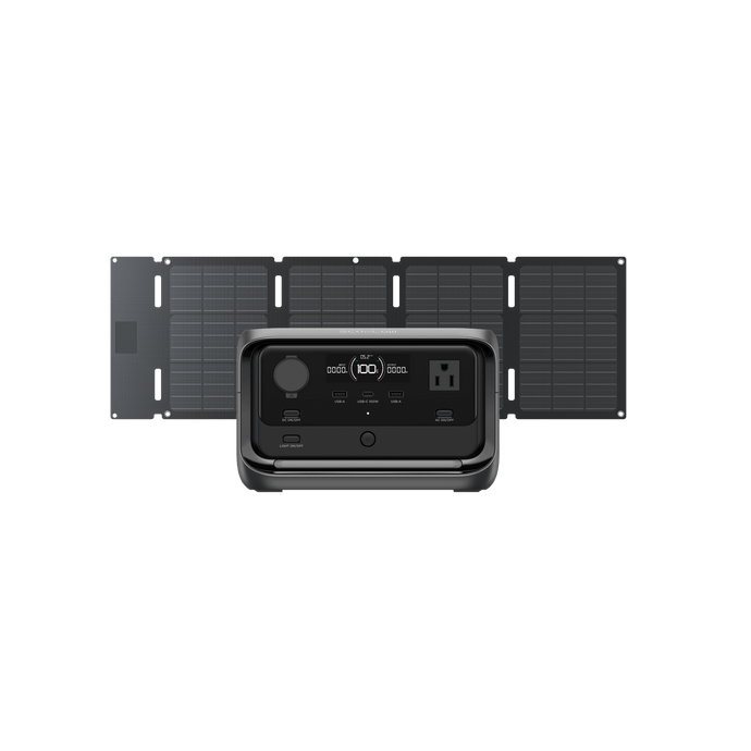 EcoFlow US R3P RIVER 3 Plus + 45W Solar Panel EcoFlow RIVER 3 Plus Portable Power Station