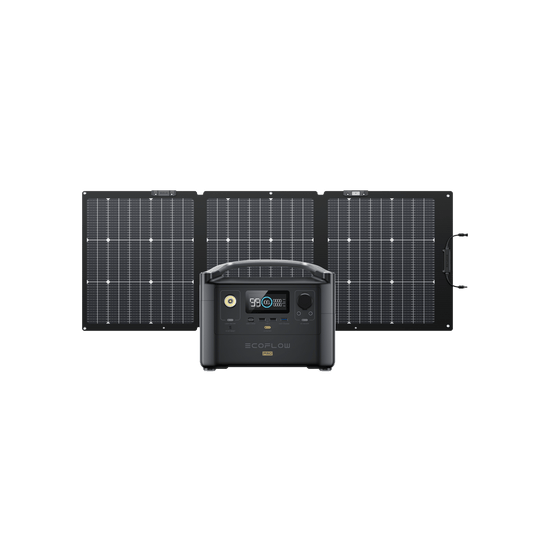 EcoFlow US Bundle 1*160W + RIVER Pro EcoFlow RIVER Pro Solar Generator (PV160W)