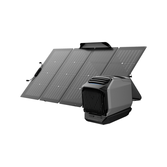 EcoFlow US WAVE 2 + Add-on Battery + 220W Portable Solar Panel EcoFlow WAVE 2 + Add-on Battery + 220W Portable Solar Panel