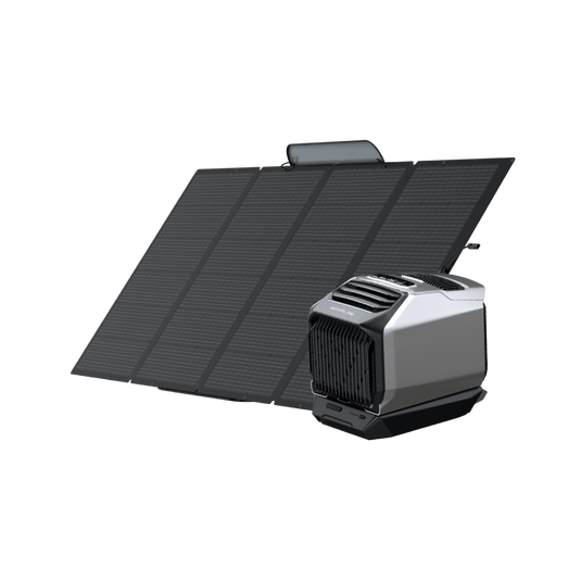 EcoFlow US WAVE 2 + Add-on Battery + 400W Portable Solar Panel EcoFlow WAVE 2 + Add-on Battery + 220W Portable Solar Panel