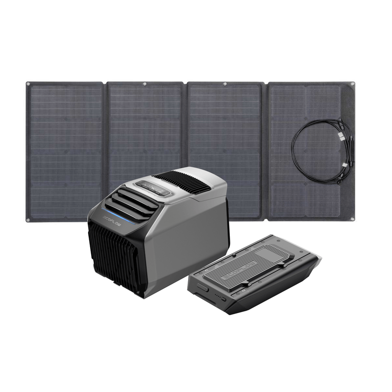 Load image into Gallery viewer, EcoFlow US EcoFlow WAVE 2 + Add-on Battery + 160W Portable Solar Panel EcoFlow WAVE 2 + Add-on Battery Bundle
