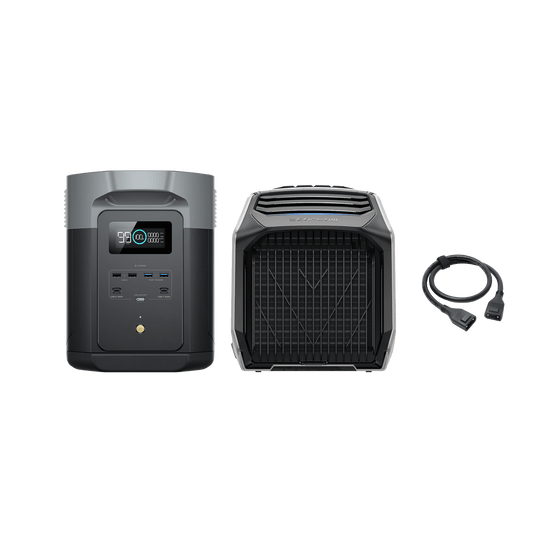 EcoFlow US EcoFlow WAVE 2 Portable Air Conditioner + DELTA 2 Max Portable Power Station